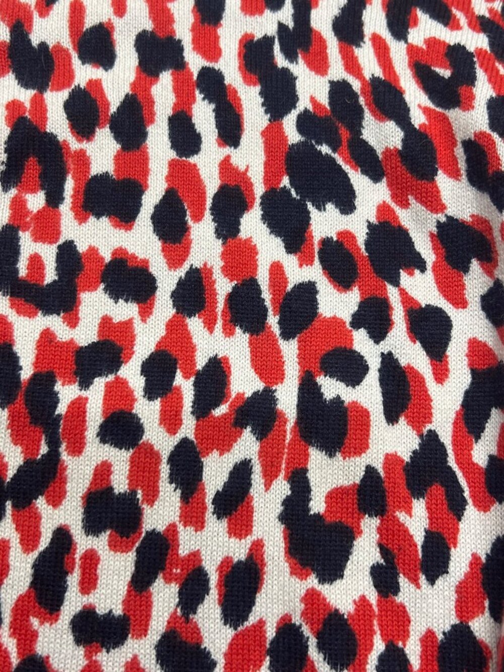 Tommy Hilfiger Cardigan Sweater Small Red Blue Button-Up Preppy USA Patriotic - Picture 4 of 8